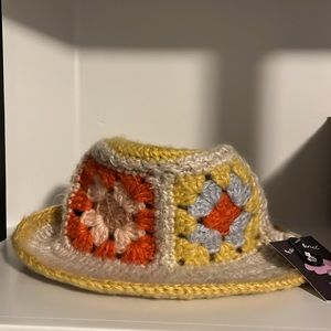 New! David and Young Hand Knit Bucket Hat